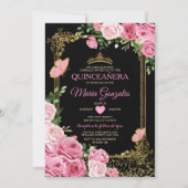 ブラックピンクキンセアニラクラウンバタフライ15アノス 招待状 (正面)