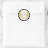 ブラックピンクスパークルゴールドボディバター ラベル (バッグ)