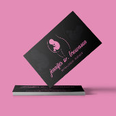 ブラックピンクドゥラ誕生妊娠金ゴールドベビー 生まれたばかりの 名刺