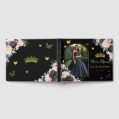 ブラックピンクパープル薄紫フローラキンセアニラ写真 ゲストブック (全面)