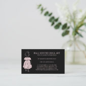 ブラックピンクファヒオン人形コレクター 名刺 (スタンド正面)