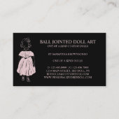 ブラックピンクファヒオン人形コレクター 名刺 (正面)