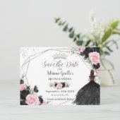 ブラックピンクフローラプリンセスシルバーキンセアニラ セーブザデート (スタンド正面)