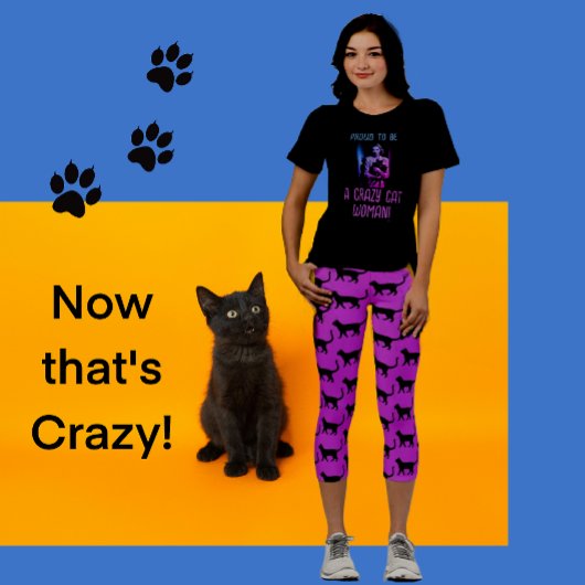 ブラックピンクブルーカスタマイズ熱狂するキャットウーマン トライブレンドＴシャツ