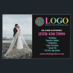 ブラックピンクロゴ写真プロモスモールビジネス チラシ<br><div class="desc">ロゴ、写真、QRコード、およびマーケティング文字を使用しパーソナライズされたて、スモールビジネス向けのブラック、イエロー、ホットピンクのカスタムチラシ。小さなパーソナライズされたビジネス、おそらく写真、造園、美しい、ウェルネスのためのチラシをプロモーション。写真、住所、ソーシャルメディア、電話番号、および将来の顧客や顧客が必要とするすべての情報を追加する。一般的なマーケティングパーソナライズされたのビラカスタムーに文字、ロゴ、写真を貼り付け、作品を表示する。情報、ロゴ、特産品を使っ連絡て、小さなビジネスを現地のコミュニティが見つけることができるように。</div>