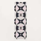 ブラックピンクローズ金ゴールド万華鏡のように千変万化するパターン幾何学 ヨガマット (裏面)