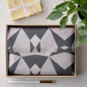 ブラックピンクローズ金ゴールド万華鏡のように千変万化するパターン幾何学 薄葉紙 (ギフト)