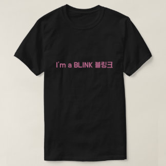 ブラックピンク私はハングルKroeanと点滅Tシャツ Tシャツ