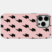 ブラックピンク稲妻Y2Kインディスタイリッシュ保護 Case-Mate iPhoneケース (裏面 (横))