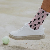 ブラックピンク稲妻Y2Kインディソックスはっきりした心地よい ソックス