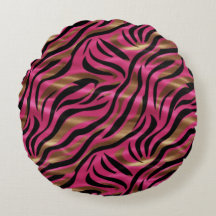 ブラックピンク金ゴールド縞模様アニマルプリント模様