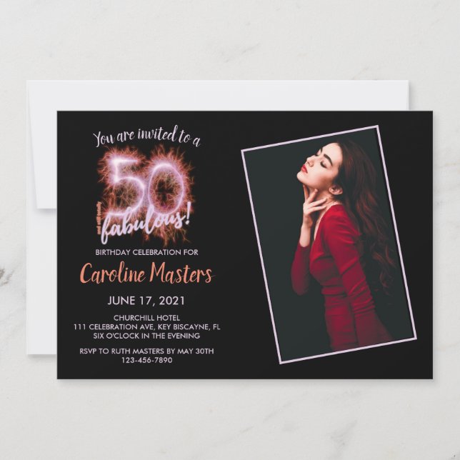 ブラックピンク50&まだ素晴らしい50th誕生日パーティー (正面)