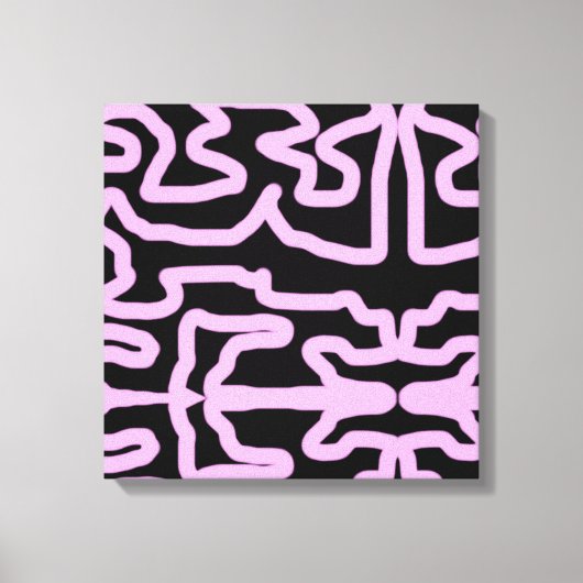 ブラックピンク キャンバスプリント (正面)