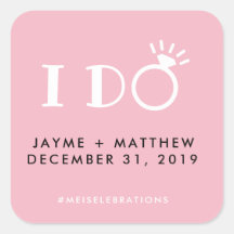 ブラックピンク「私は」のカップル結婚のハッシュタグスクエア