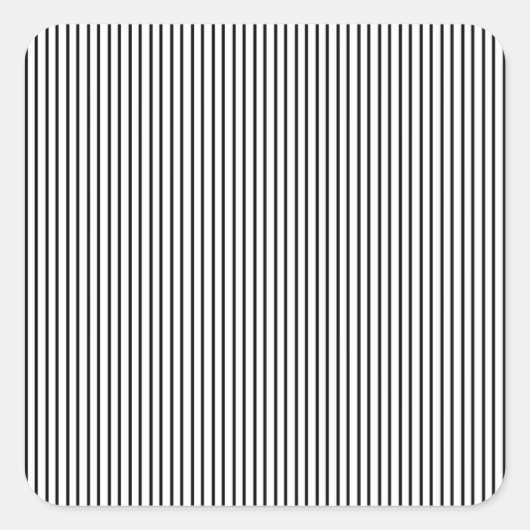 ブラックピンストライプ スクエアシール (正面)