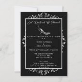 ブラックピーコックフローリハーサルディナー 招待状 (正面)