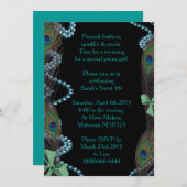 ブラックピーコック招待状 招待状 (正面/裏面)