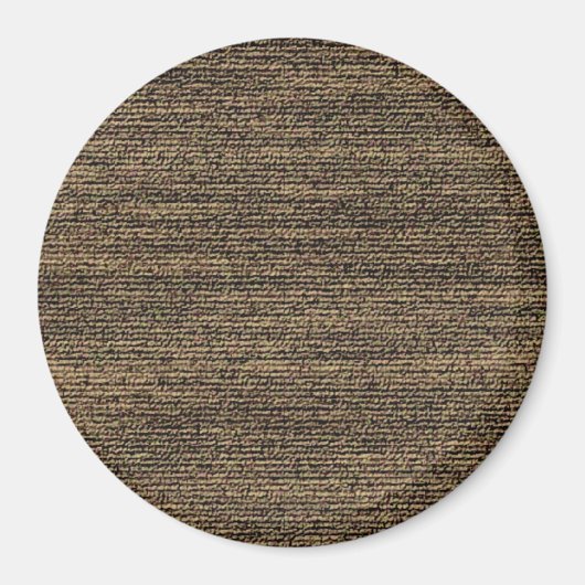 ブラックピース4 – ゼロ重チェッカー力（布） マグネット (正面)