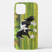 ブラックピートピエバルジプシーヴァンナーウマ荷車を引くーズ Case-Mate iPhoneケース (裏面)