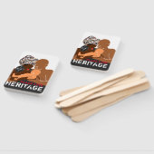 ブラックファミリーブラックラブアフリカ伝統 ハンドファン (組立なし)