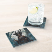 ブラックファンタジーソーセレス魔法ファンタジー ガラスコースター (アングル)