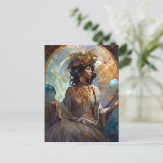 ブラックファンタジーソーセレス魔法ファンタジー ポストカード (スタンド正面)