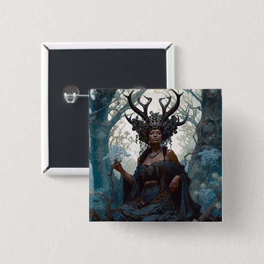 ブラックファンタジーソーセレス魔法ファンタジー 缶バッジ (正面&裏面)