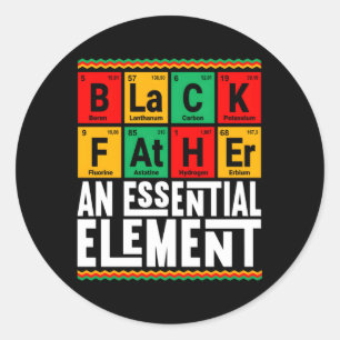 ブラックファーザーザエッセンシャルエレットファーザーズデイパパ ラウンドシール