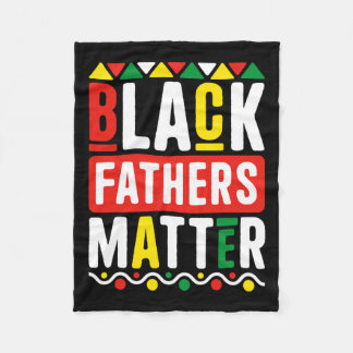 ブラックファーザーズ問題男性へパパ履歴月 フリースブランケット