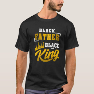 ブラックファーザーブラックキングアフリカンアメリカンパパファテ Tシャツ