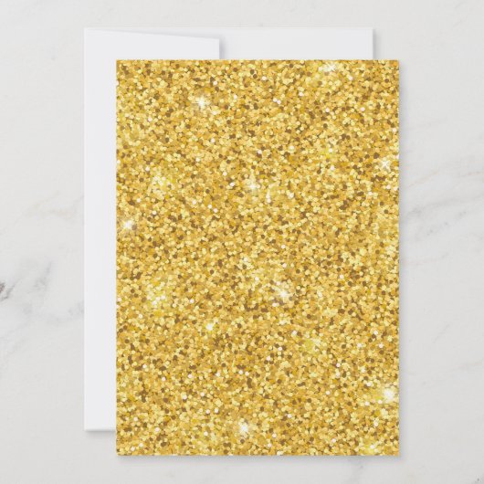 ブラックファーストお洒落フェアリーお洒落誕生日 招待状 (裏面)