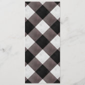 ブラックファームハウスバッファロープレイドチェック結婚ズディナー メニュー (裏面)