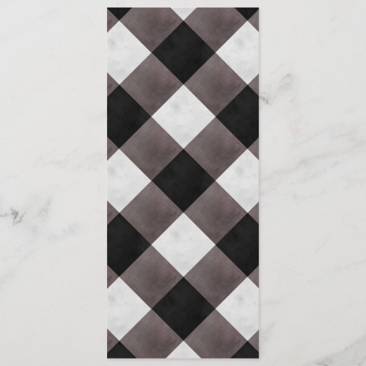 ブラックファームハウスバッファロープレイドチェック結婚ズディナー メニュー (裏面)