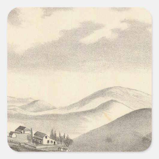 ブラックファーム、ミッションピーク スクエアシール (正面)