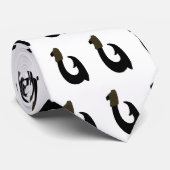 ブラックフィッシュフックタイ ネクタイ (ロール)