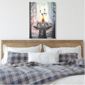 ブラックフィリップキャンバスアート キャンバスプリント (インサイチュ (寝室))