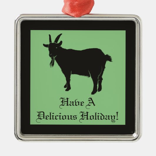 ブラックフィリップヤギの恐怖 メタルオーナメント (正面)