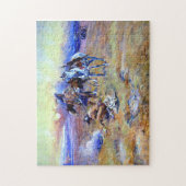 ブラックフィートのバッファロー・レンジ チャールズ・M・ラッセル 1905 ジグソーパズル (縦)