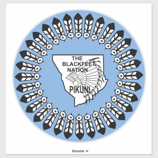 ブラックフィートネーション シール (シート)