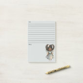 ブラックフェアリーの女の子の注を投稿 ポストイット (デスク上)