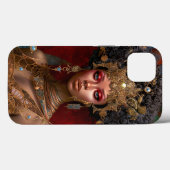 ブラックフェアリークイーンレッド金ゴールドフェアリーファンタジー Case-Mate iPhoneケース (裏面 (横))