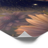 ブラックフェアリープリンセスファンタジーアート ポスター (角)