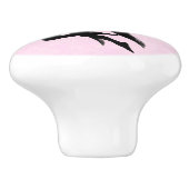 ブラックフェアリー神マザーピンクノブ セラミックノブ (側面)