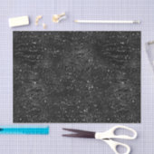 ブラックフェイクグリッター縞模様 薄葉紙 (クラフト)