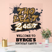 ブラックフェイク金ゴールド2レギ2やめ歓迎 アクリルサイン (ウェディング)