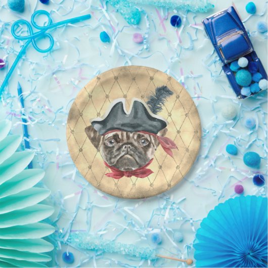 ブラックフェイスザプーグパイレーツ紙プレート ペーパープレート (パーティー)