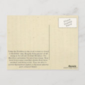 ブラックフェイスヒツジ ポストカード (裏面)