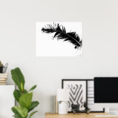 ブラックフェザーのポスター ポスター (ホームオフィス)