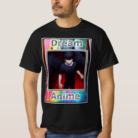 ブラックフェザードリームアニメ Tシャツ (正面)
