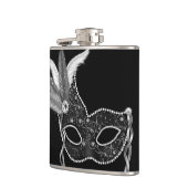 ブラックフェザーマスクマルディグラ フラスク (左)